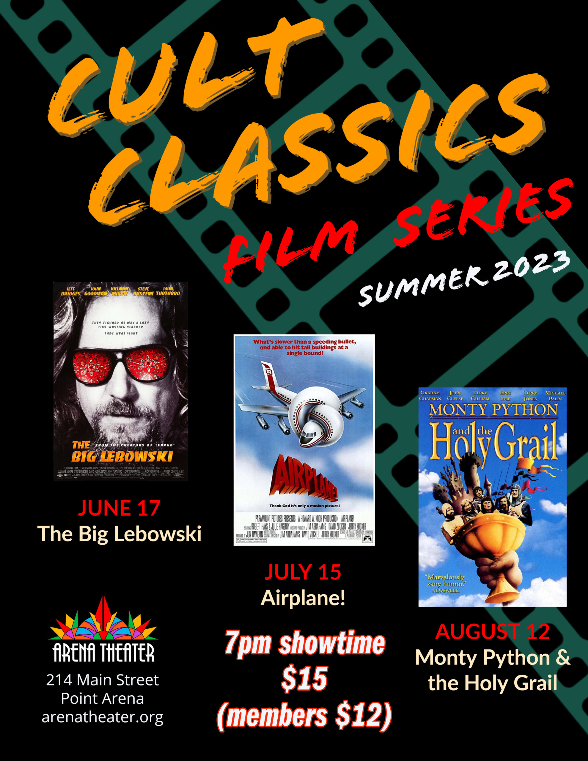Cult Classics Film Series Arena Theater